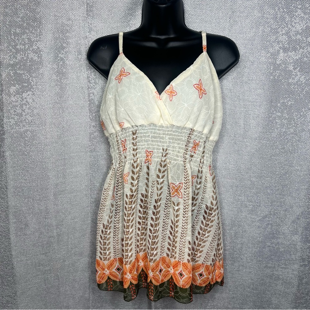 Elegant Sleeveless‎ Floral tank top